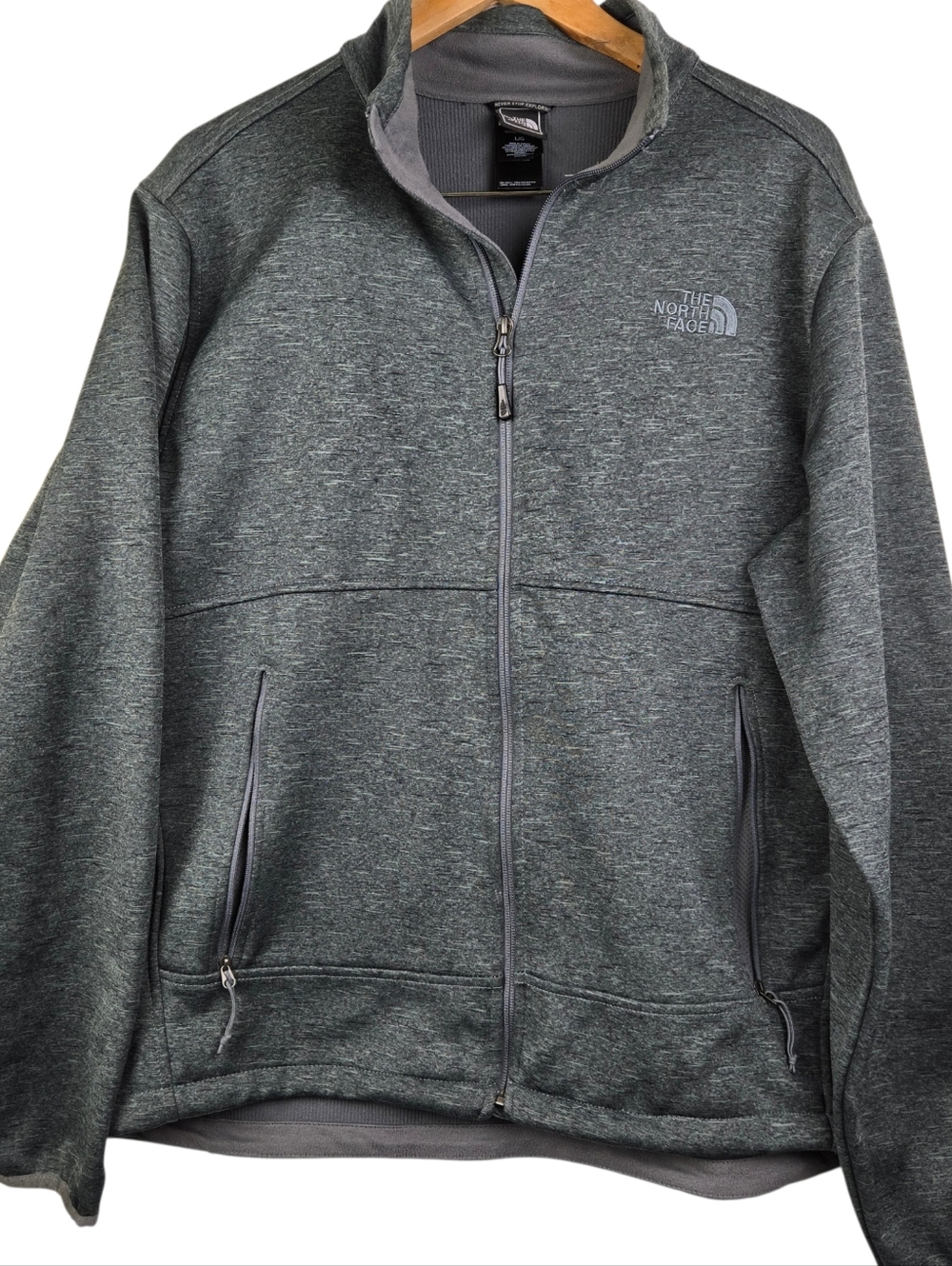 The North Face Apex Softshell Jacket Mens Large Full Zip Jacket.